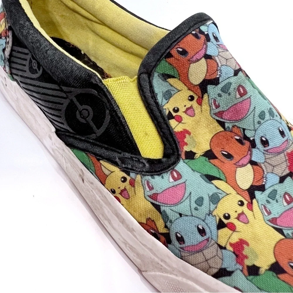 GROUND UP POKEMON Slip-On Canvas Sneaker Size 3